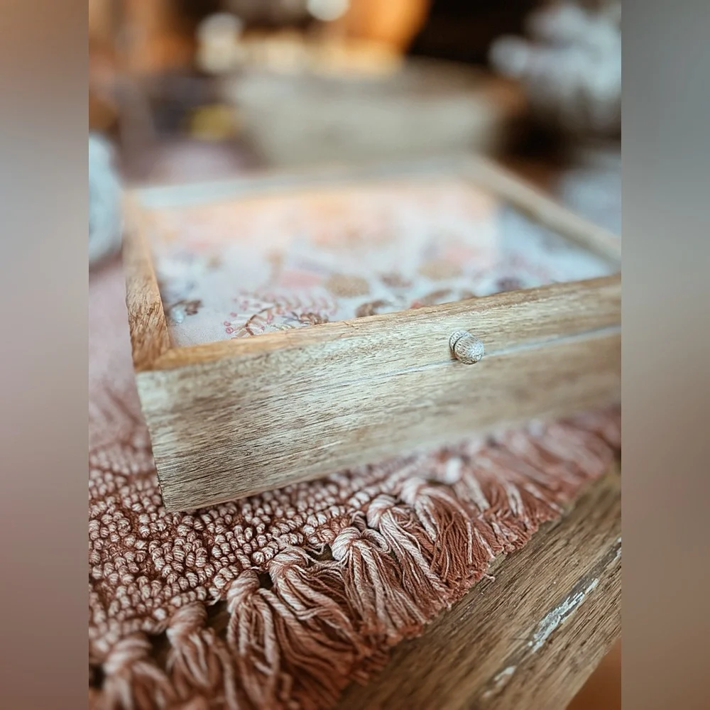 Jewelry Keepsake Wooden Box